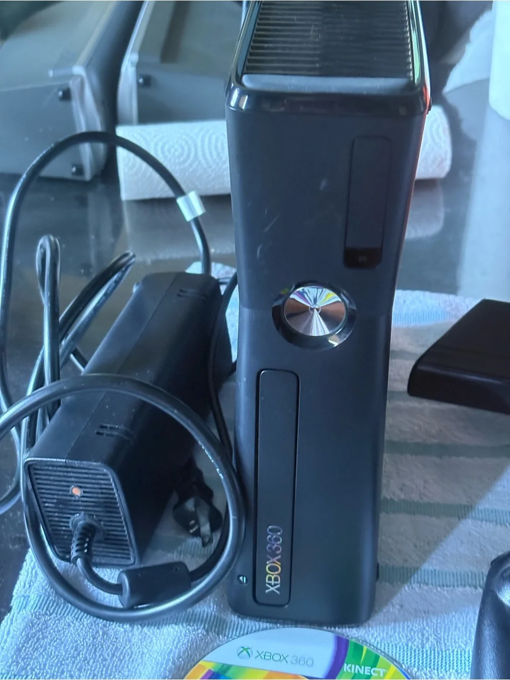 360 Black Console Bundle with Kinect and Controller - Black